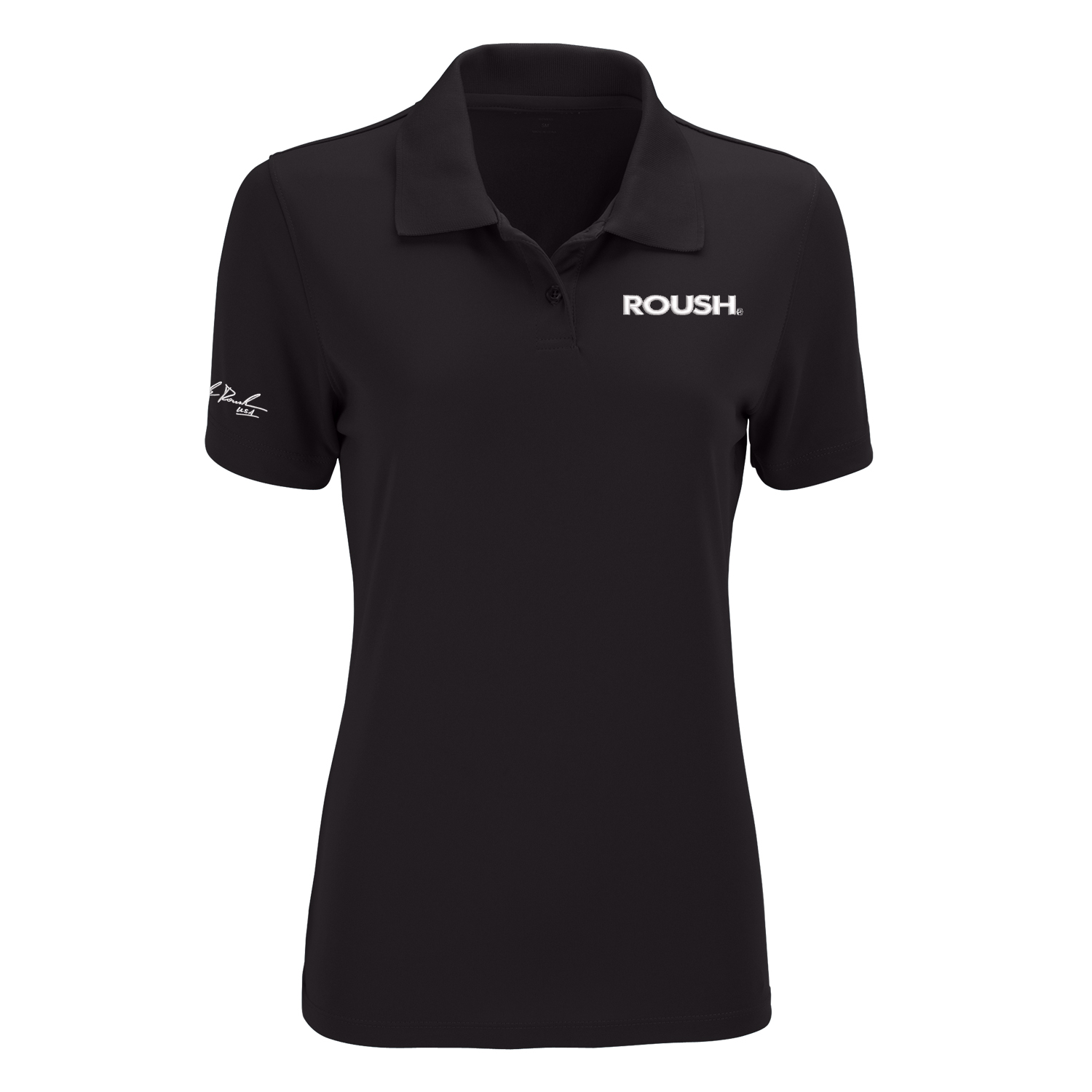 Women's Vansport Omega Solid Mesh Tech Polo - ROUSH